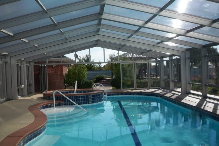 DynaDome Custom Residential Retractable Enclosure – Pool - Panhandle, TX