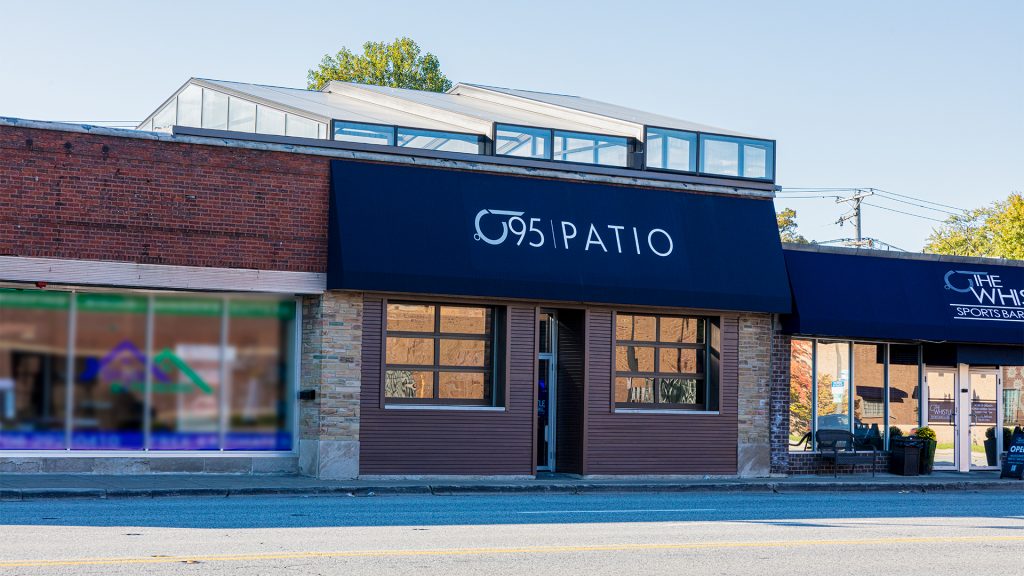 DynaDome Custom Commercial Retractable Enclosure - The Whistle Sports Bar & Grill