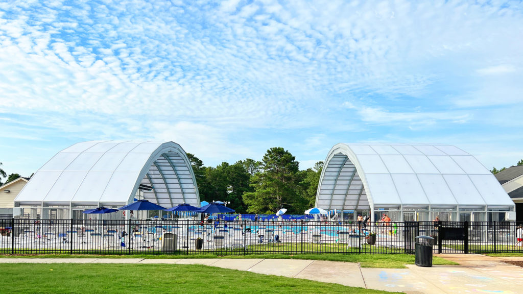 DynaDome Custom Non-Profit Retractable Enclosure - Pool