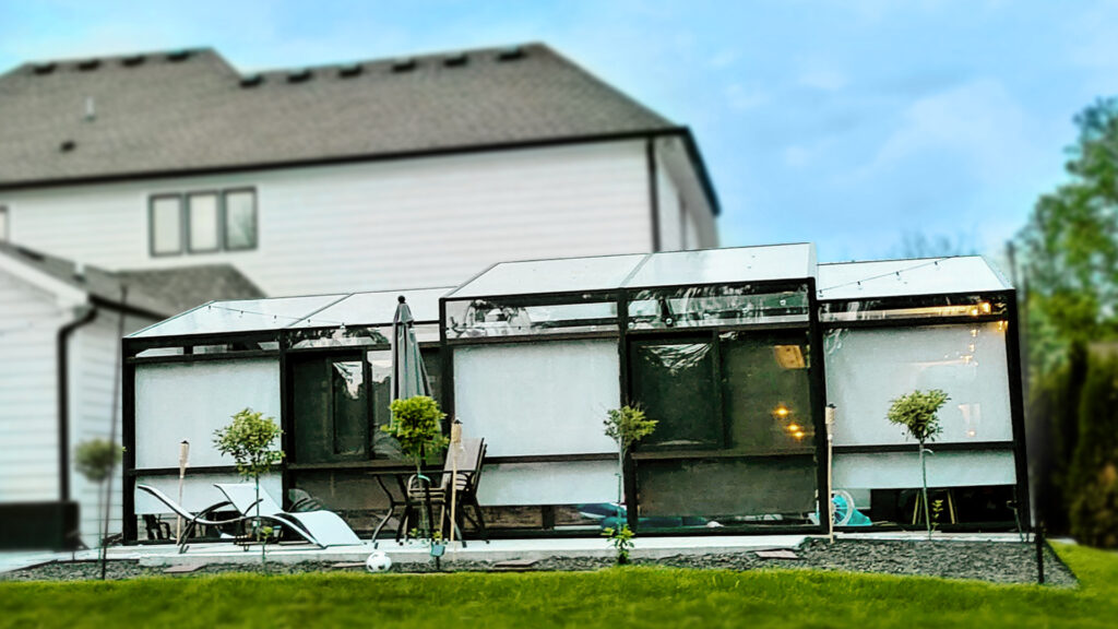 residential retractable structure