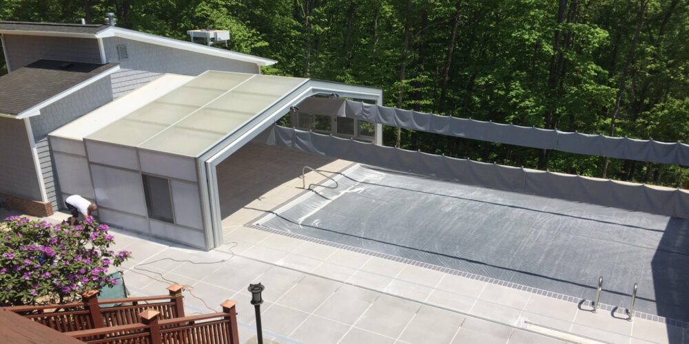 DynaDome Custom Residential Retractable Enclosure – Pool - Huntington, WV